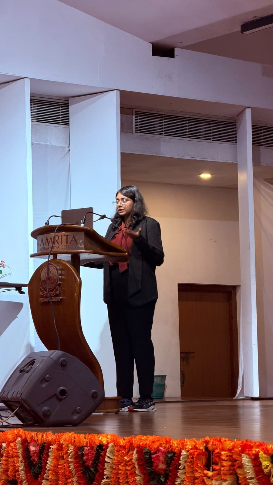 Speaking at a technology event in India