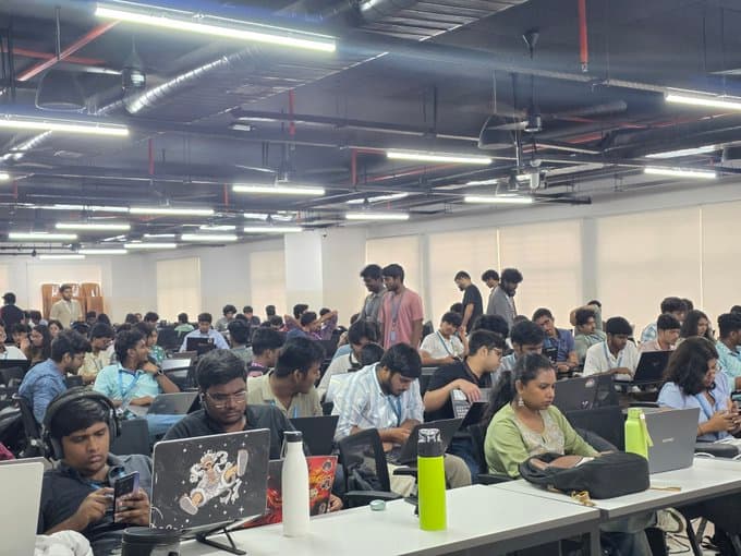 Workshop session at a NitroStack community event